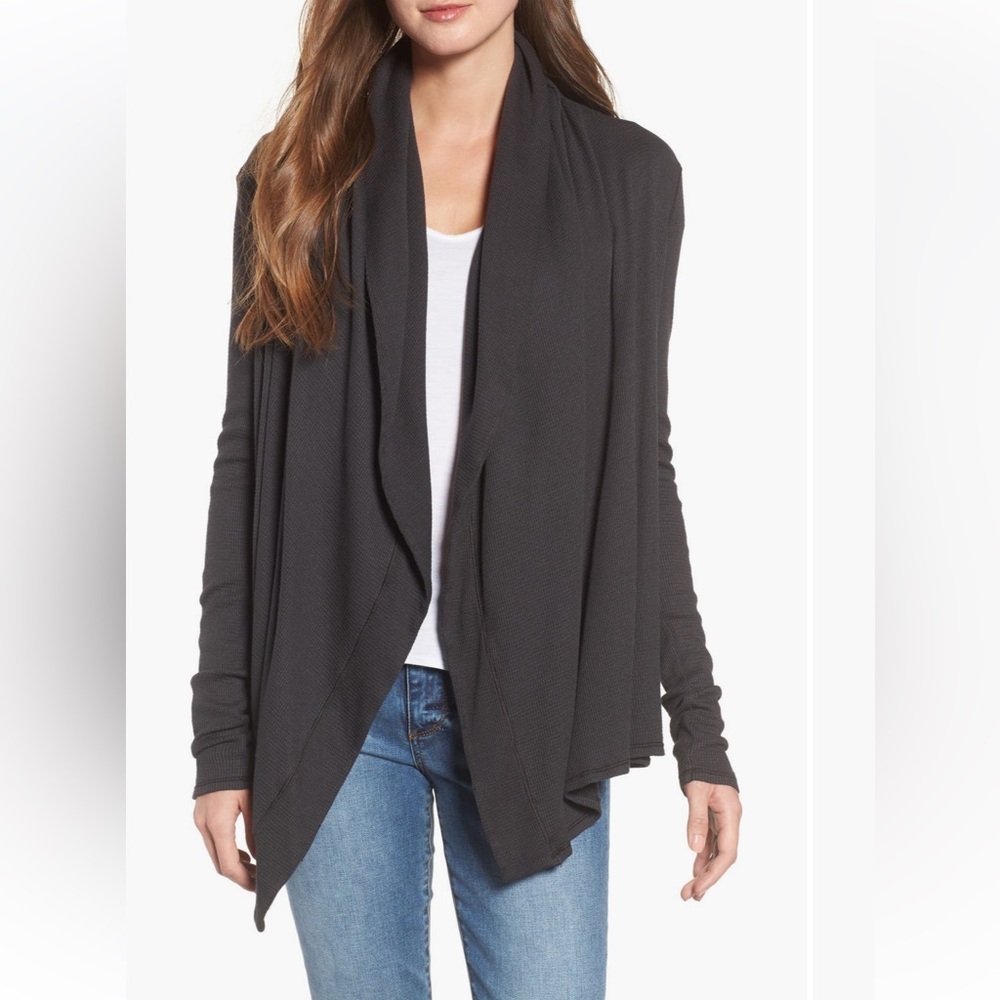 Velvet by Graham & Spencer Baby Thermal Open Weave Cardigan